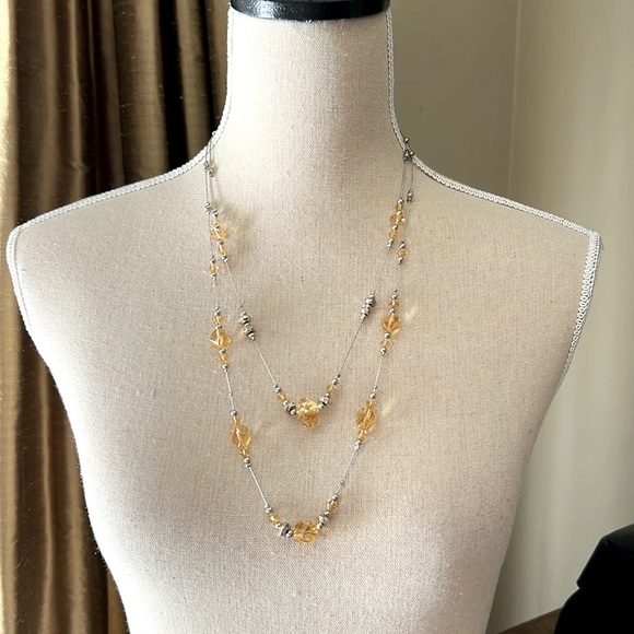 Beautiful Dbl Strand Necklace - Picture 1 of 6